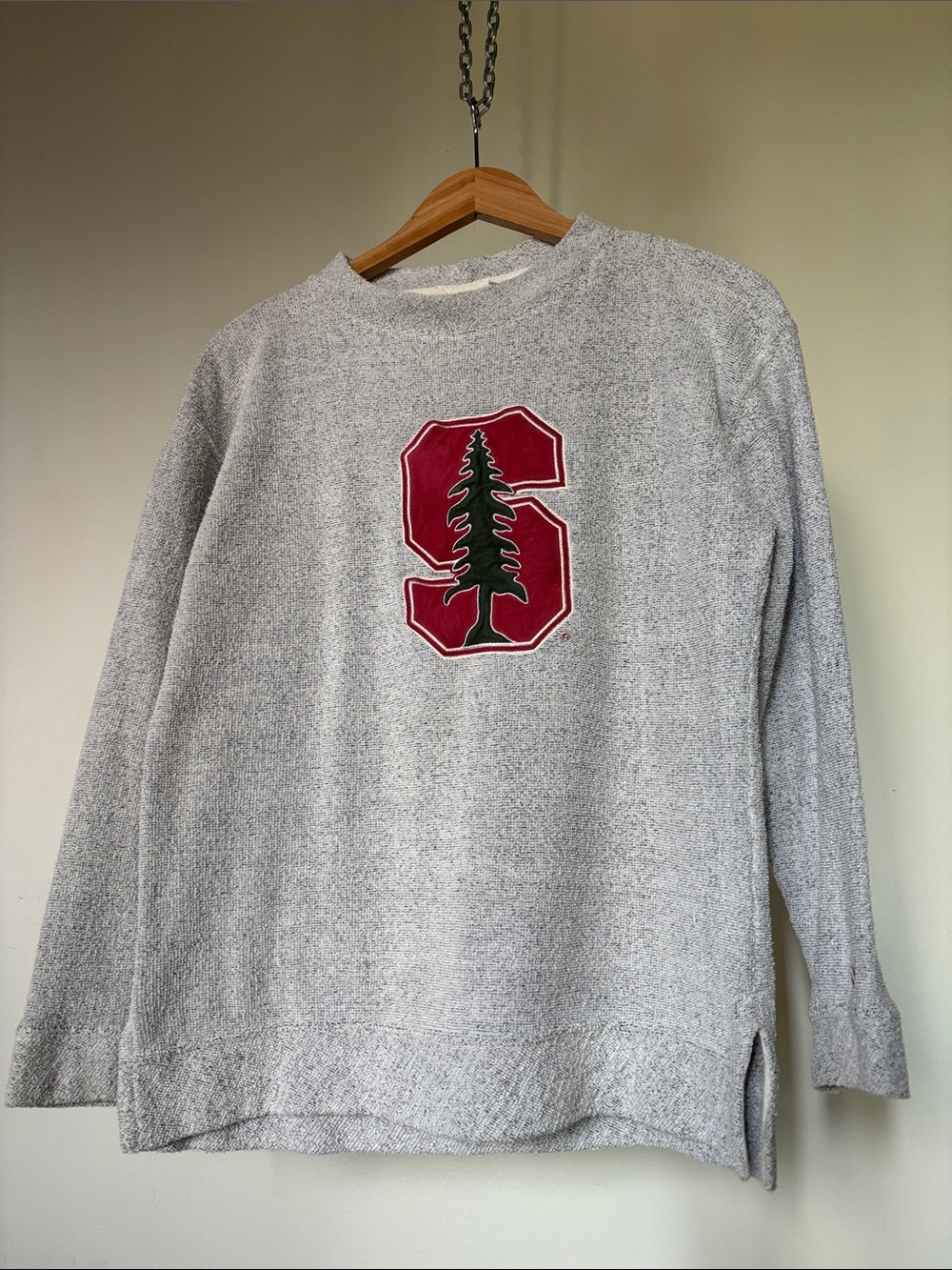 Vintage League Collegiate Wear Stanford University Crewneck Sweatshirt Size S